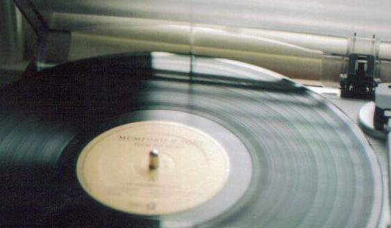 Black Vinyl Player